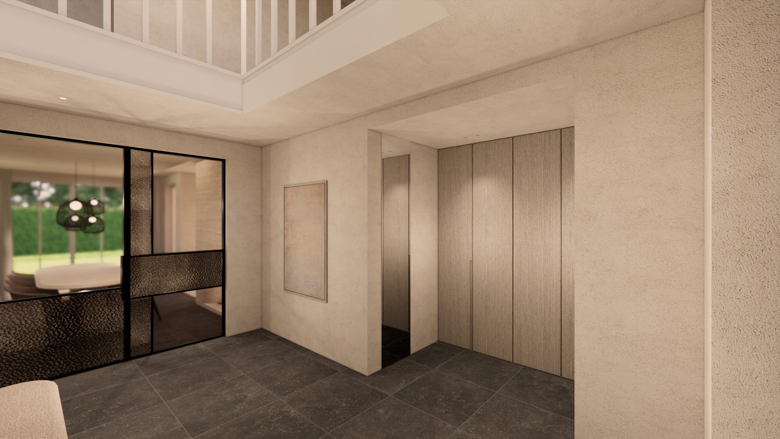 Interieurarchitect België inrichting limburg render woning