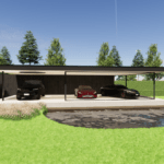 Interieurarchitect België inrichting limburg render garage outdoor