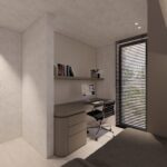 Interieurarchitect België inrichting limburg woning render bureau kantoor