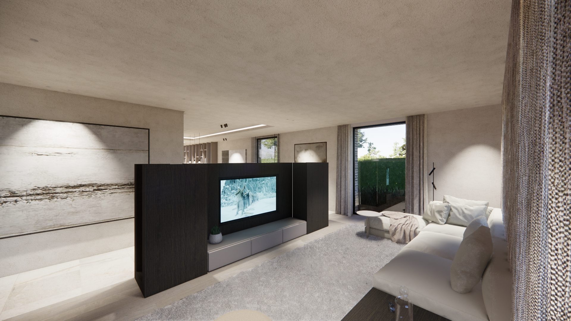 Interieurarchitect België inrichting limburg woning render